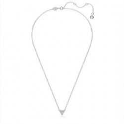Swarovski Ortyx Pendant 5642983 Triangle Cut White Rhodium Plated Necklace