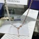 Swarovski Stella Pendant 5645381 White Rose Gold Necklace