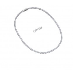 Swarovski Tennis Deluxe Pendant 5494605 Round Cut White Necklace