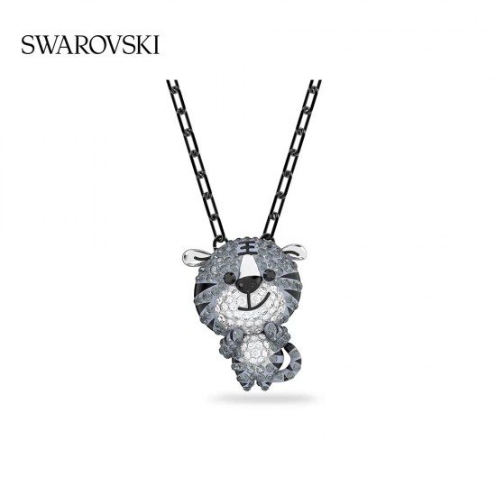 Swarovski Zodiac Tiger 5623750 Silver Necklace L60cm