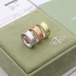 Van Cleef & Arpels Perlee Pearls Of Rose Gold VCA Rings Gold 3 Colors 