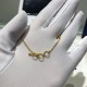 Swarovski Crystal Symbolic Buddha Bracelet 5514410 16.5CM-Swarovski Gold Bracelet & Bangle