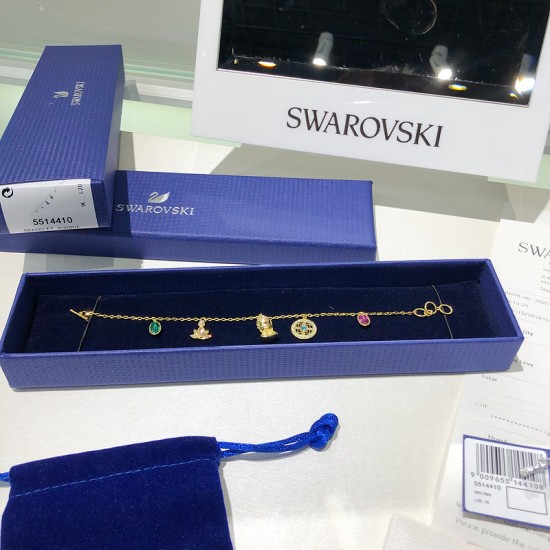 Swarovski Crystal Symbolic Buddha Bracelet 5514410 16.5CM