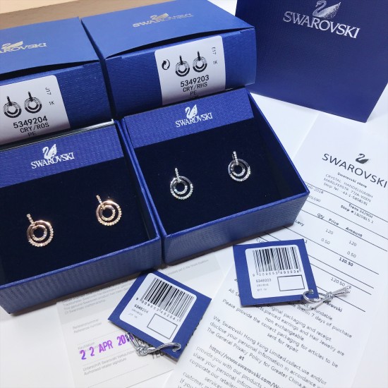 Swarovski Circle Earrings 5349204
