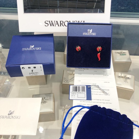 Swarovski Lisabel Pierced Earrings 5498791 1.3cmx0.7cm