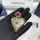 Swarovski Lucky Goddess Heart Clip Earrings 5464131