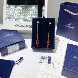 Swarovski Shell Coral Pierced Earrings 5520662