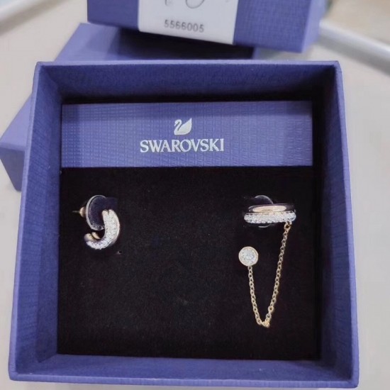 Swarovski Time Pierced Earring Cuff 5566005 1.4/0.5x0.5CM