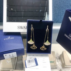 Swarovski Stunning Ginko Earrings 5527080 8.5cmx3cm