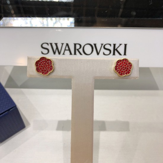 Swarovski Flower of Fortune Set 5597670-Swarovski Gold Necklace & Pendant