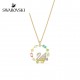 Swarovski Rainbow Swan Necklace 5549050