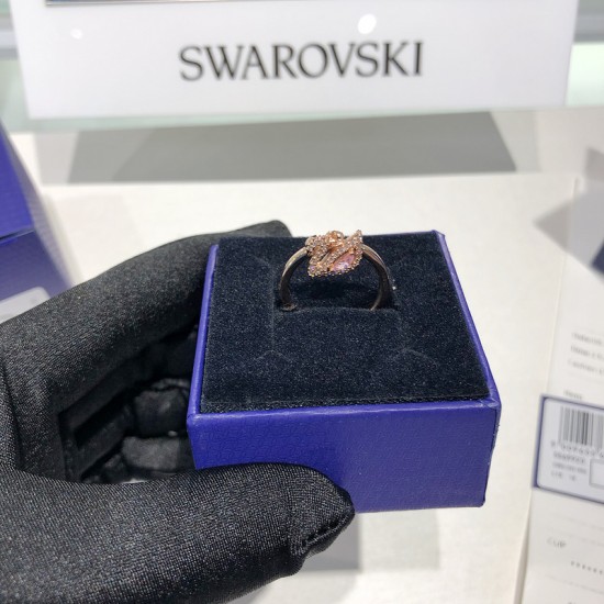 Swarovski Dazzling Swan Ring 5569923-Swarovski Ring