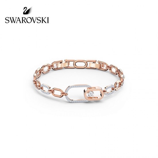 Swarovski Sparkling Dance North Bracelet 5554217 16CM-Swarovski Rose Gold Bracelet & Bangle