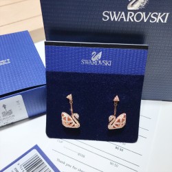 Swarovski Facet Swan Earrings 5358058