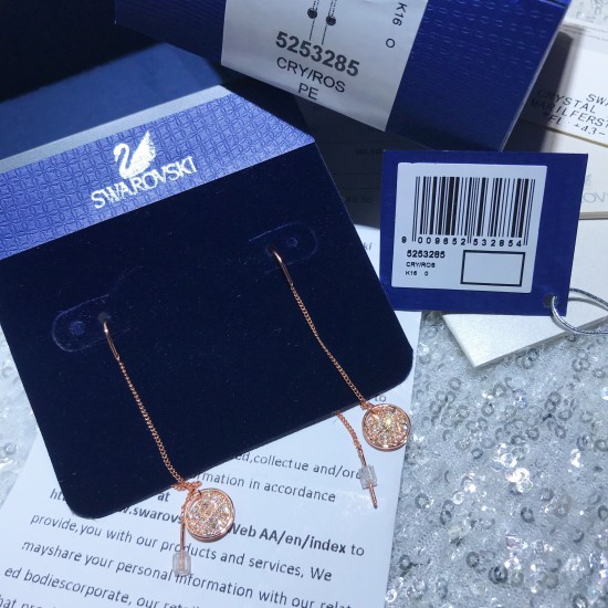blootstelling wastafel Halloween Shop Swarovski Ginger Chain Earrings 5253285 For Swarovski Rose Gold  Earrings