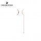 Swarovski Starry Night Moon Earrings 5474829 2.6cmx11.2cm