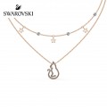 Swarovski Rose Gold Necklace & Pendant