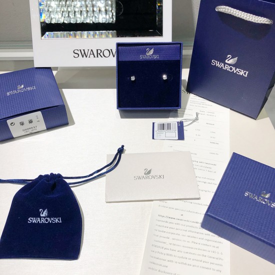Swarovski Attract Stud Pierced Earrings 5509937 0.5CM
