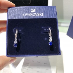 Swarovski Attract Trilogy Round Pierced Earrings 5416154 3CM