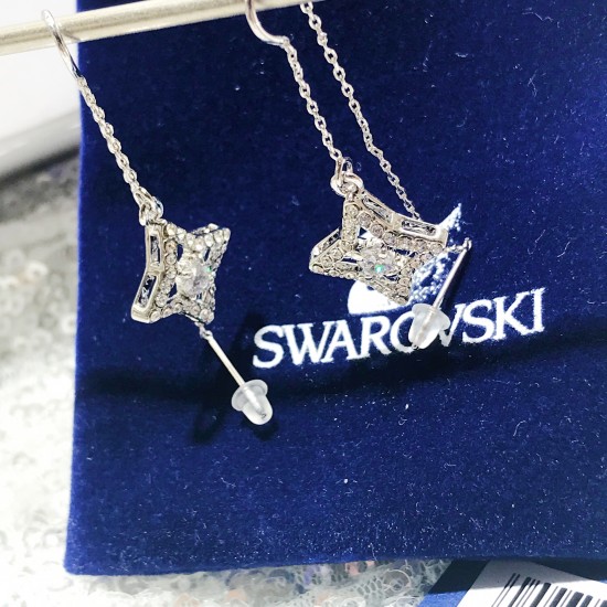 Swarovski Sparkling Dance Star Chain Earrings 5349665