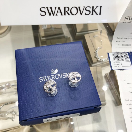 Swarovski Symbolic Tree of Life Earrings 5540301 1.4cmx1.4cm