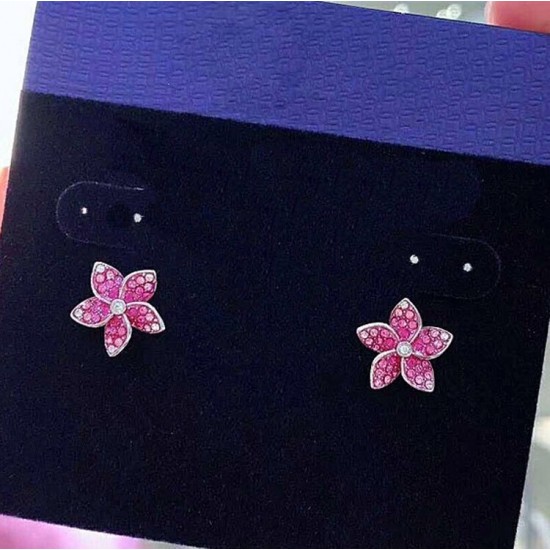 Swarovski Tropical Flower Pierced Earrings 5519254