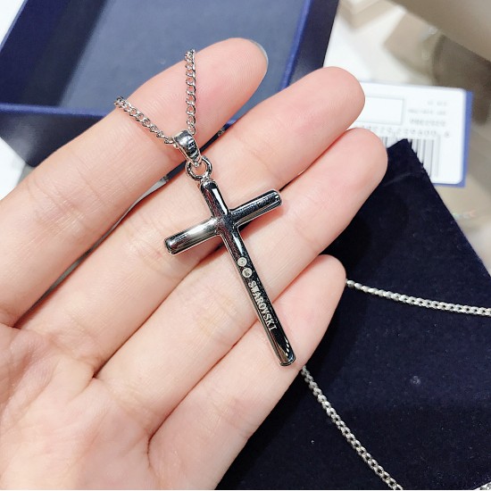 Slaapzaal annuleren Grap Buy Swarovski Govern Cross Pendant 5252386 For Swarovski Sterling Silver  Necklace & Pendant