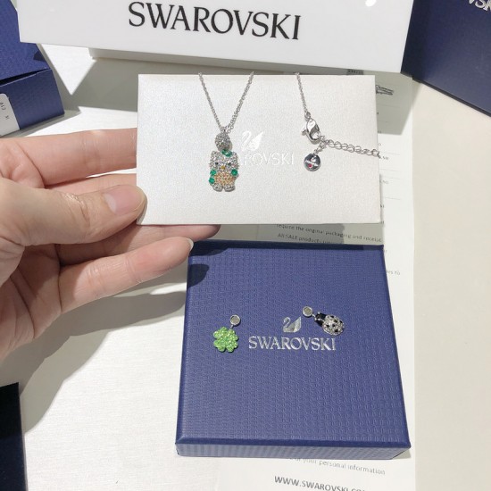 swarovski crystal kitty necklace | eBay