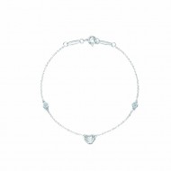 Tiffany Diamonds by the Yard Open Heart Bracelet