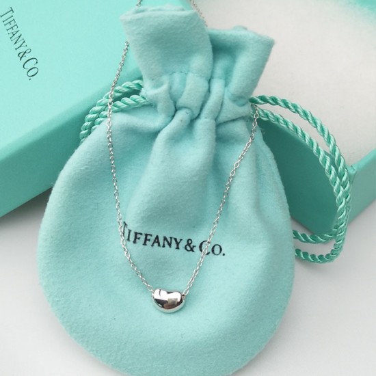 Tiffany Bean Design Pendant Sterling Silver