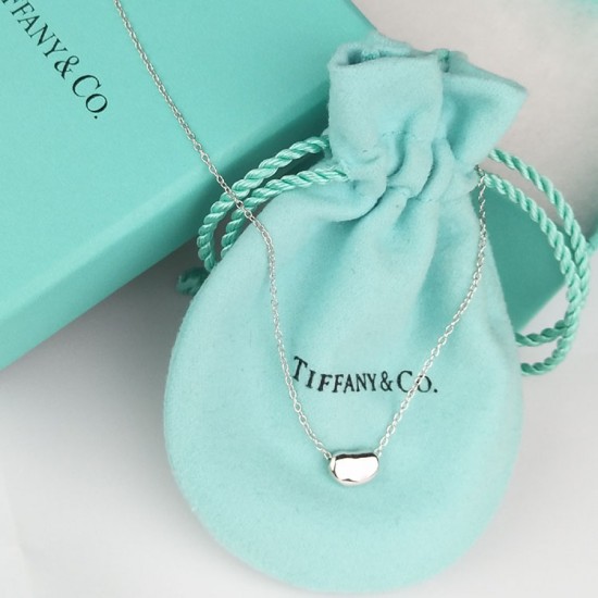 Tiffany Bean Design Pendant Sterling Silver