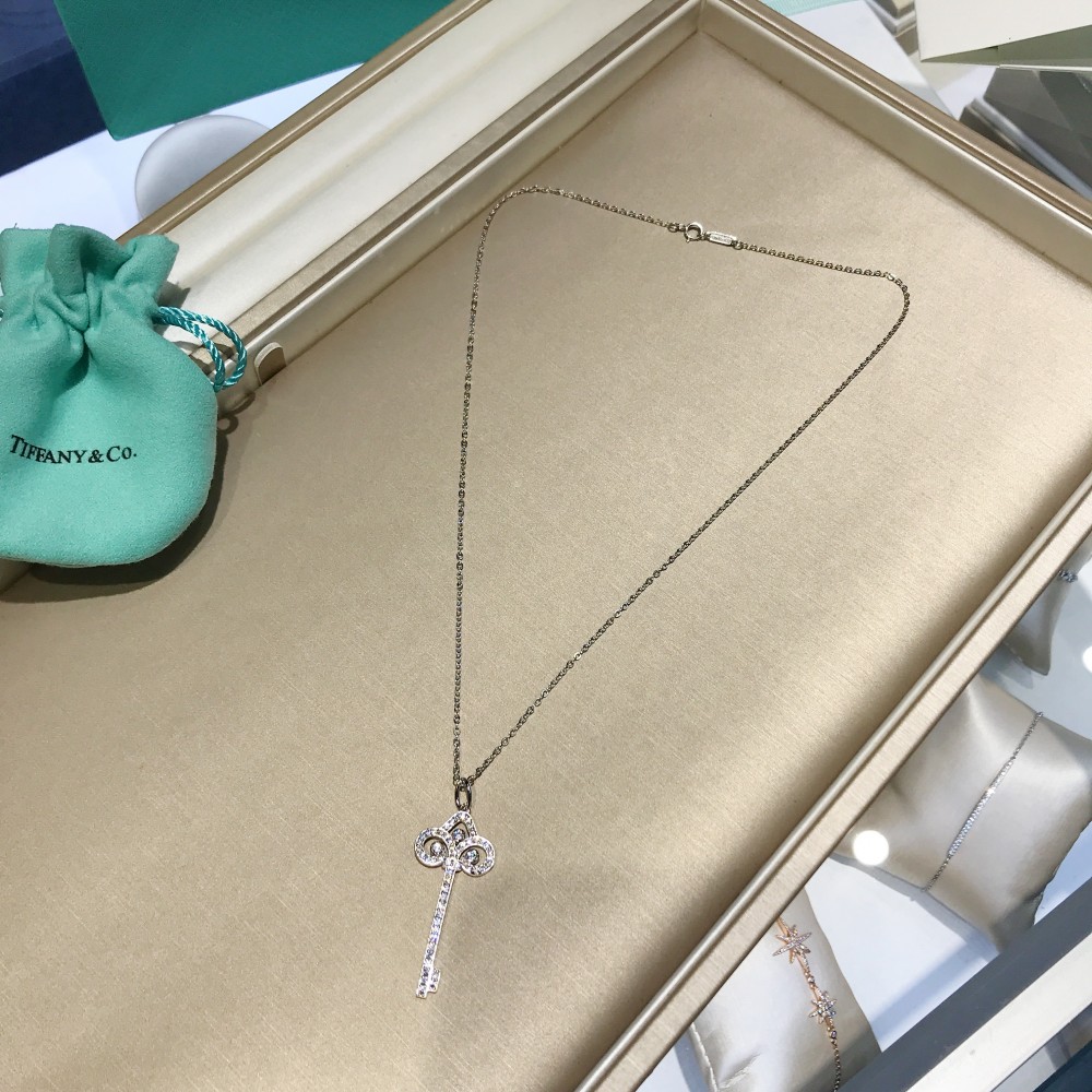 Cheap Tiffany Keys Fleur de Lis Key Pendant For Tiffany & Co. Necklace ...