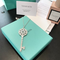 Tiffany Keys Petals Key Pendant Sterling Silver