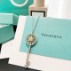 Tiffany Keys Round Star Key Pendant Yellow Diamond