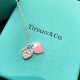 Tiffany Return to Tiffany Mini Double Heart Tag Pendant