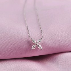 Tiffany Victoria Pendant Platinum With Marquise Diamonds
