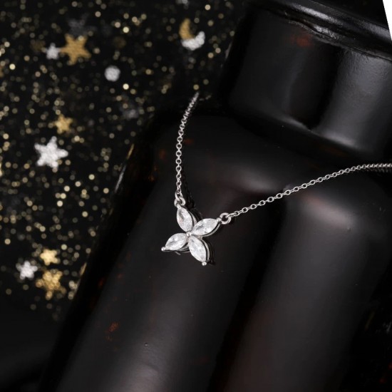 Tiffany Victoria Pendant Platinum With Marquise Diamonds