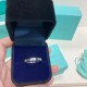 Tiffany Band Ring Round Brilliant Diamonds