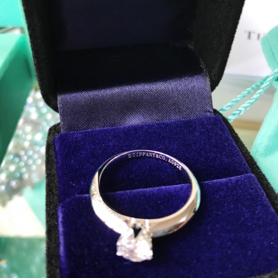 Tiffany Harmony Ring Platinum Round Brilliant Diamond