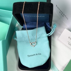 Tiffany & Co. Gold Heart Necklace For W Pendant Jewelry