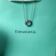 Tiffany & Co. Silver Bloe Necklace For W Jewelry