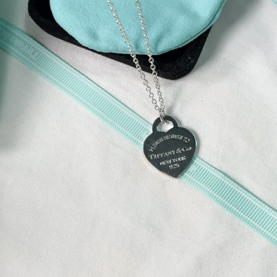 Tiffany & Co. Silver Blue For W Necklace Jewelry