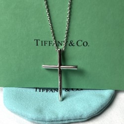 Tiffany & Co. Silver For W And M Cross Necklace Jewelry