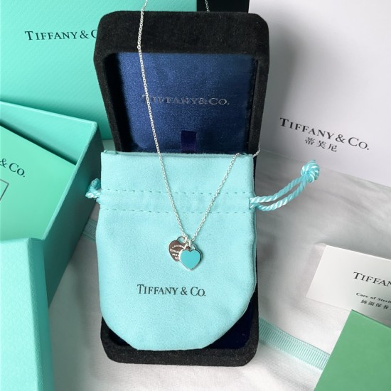 Tiffany & Co.Silver Blue Necklace For W Jewelry
