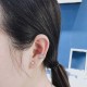APM Monaco 925 Silver Ear Clip Earrings W Jewelry
