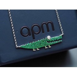 APM Monaco 925 Silver Necklace For W Pendant Jewelry