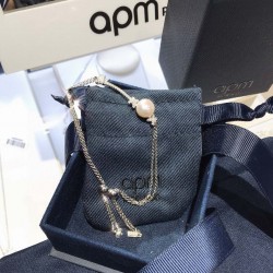 APM Monaco 925 Silver Fresh Water Pearl Bracelet W Jewelry