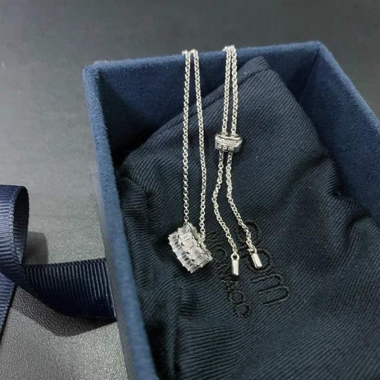 APM Monaco 925 Silver Ring Necklace W Jewelry