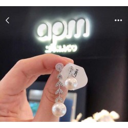 APM Monaco Ear Stud Silver JewelryFor W 