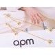 APM Monaco Glod Silver Tassel Earrings JewelryFor W